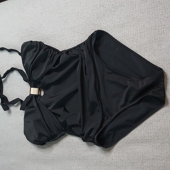 J Hara Other - J. Hara One Piece  Halter neck Swimsuit Tummy Control  Sz-8